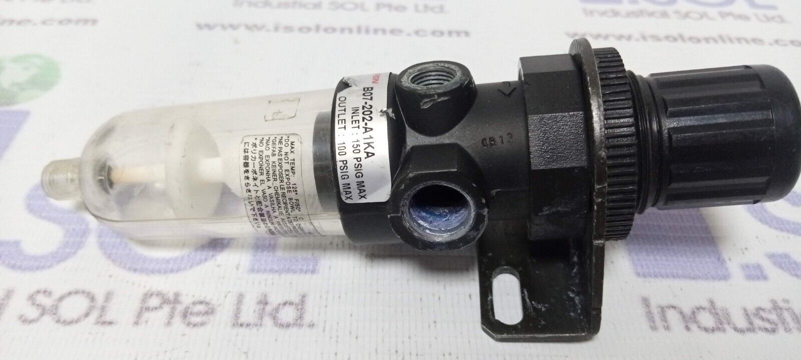 Norgren B07-202-A1KA Norgren B07 Series Filter/Regulator Relieving with ... - $132.50