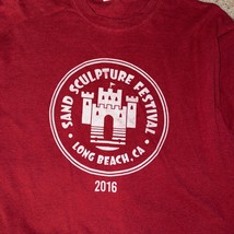 Vintage Long Beach Sand Sculpture Festival  2016 T Shirt Sz L - $12.82