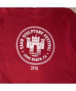 Vintage Long Beach Sand Sculpture Festival  2016 T Shirt Sz L - $236.97 MXN