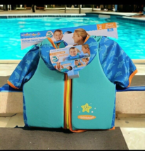 Swim Trainer Kid Vest W/ Removable &amp; Adjustable Safety Strap Level 2 Age... - $12.75