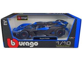 Bugatti Bolide 1 18 Diecast Model Car By Bburago Blue Gray - $101.84 CAD