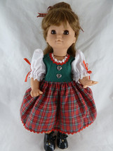 Vintage Edmund Knoch EK doll Vinyl sleep eyes German 14.5&quot; Pretty hair w... - £46.71 GBP