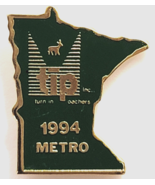 TIP Turn In Poachers 1994 Metro Minnesota State Enamel Pin Wildlife Cons... - $239.62 MXN