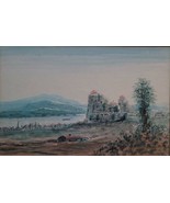 William Henry Watson Antique Impressionist Landscape Watercolor Painting... - $300.00