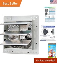 Efficient 10&quot; Exhaust Fan with Variable Speed and Automatic Shutter for ... - $89.49
