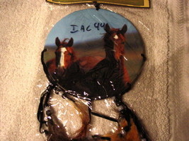DREAMCATCHER WITH A PICTURE OF HORSES #2 - $8.62