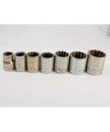 7 Pc CRAFTSMAN G SOCKET 12 pt 3/8&quot; Drive 13/16 3/4 5/8 9/16, 1/2, 1/2, 7... - €11,01 EUR
