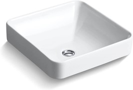 Kohler 2661-0 Vox Vessel Bathroom Sink, Vitreous China, 16-1/4&quot; W, 1/4&quot; ... - $324.99