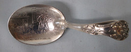 Sterling Souvenir Spoon Baby&#39;s, Old Mother Hubbard, Monogram Sue 1910 - £71.30 GBP