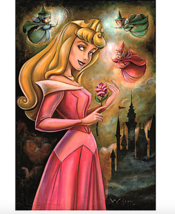 Disney Aurora Sleeping Beauty Fairies Darren Wilson Art Print 16 x 20 - £37.95 GBP