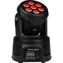 Talent - SSL2 - RGBW LED DMX Mini Moving Head Stage Light 7 x 10W - $149.95