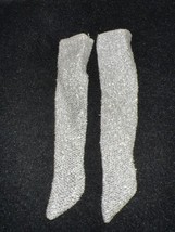 Barbie Vintage Metallic Silver Stockings Doll Clothes - £10.22 GBP