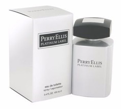 Perry Ellis Platinum Label for men 3.4 fl.oz / 100 ml eau de toilette spray - $44.99