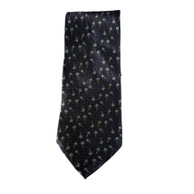 Puritan Black with Cocktail Martini Green Olives 100% Silk Men&#39;s Neck Tie - £7.14 GBP