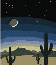 Pepita Needlepoint Canvas: Desert Twilight, 10&quot; x 12&quot; - £68.73 GBP+