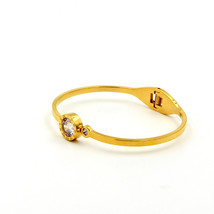 Brand Love Roman Crystal Charm Bracelet Women Jewelry Gold-Color Hollow Roman Nu - £12.31 GBP