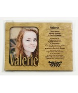VALERIE Personalized Name Profile Laser Engraved Wood Picture Frame Magnet - $9.90