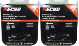 Brand New Original 12&quot; Chainsaw Chain 45 Dl 3/8&quot; .050&quot; 91Px45Cq Echo Set... - £43.01 GBP