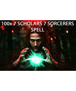 100X 7 SCHOLARS THE SEVEN SORCERERS GIFTS EXTREME HIGH MAGICK RING PENDANT - $1,832.33 MXN