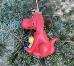 Kurt Adler Ornament Clifford the Big Red Dog Sitting Christmas Tree Decoration - $8.86