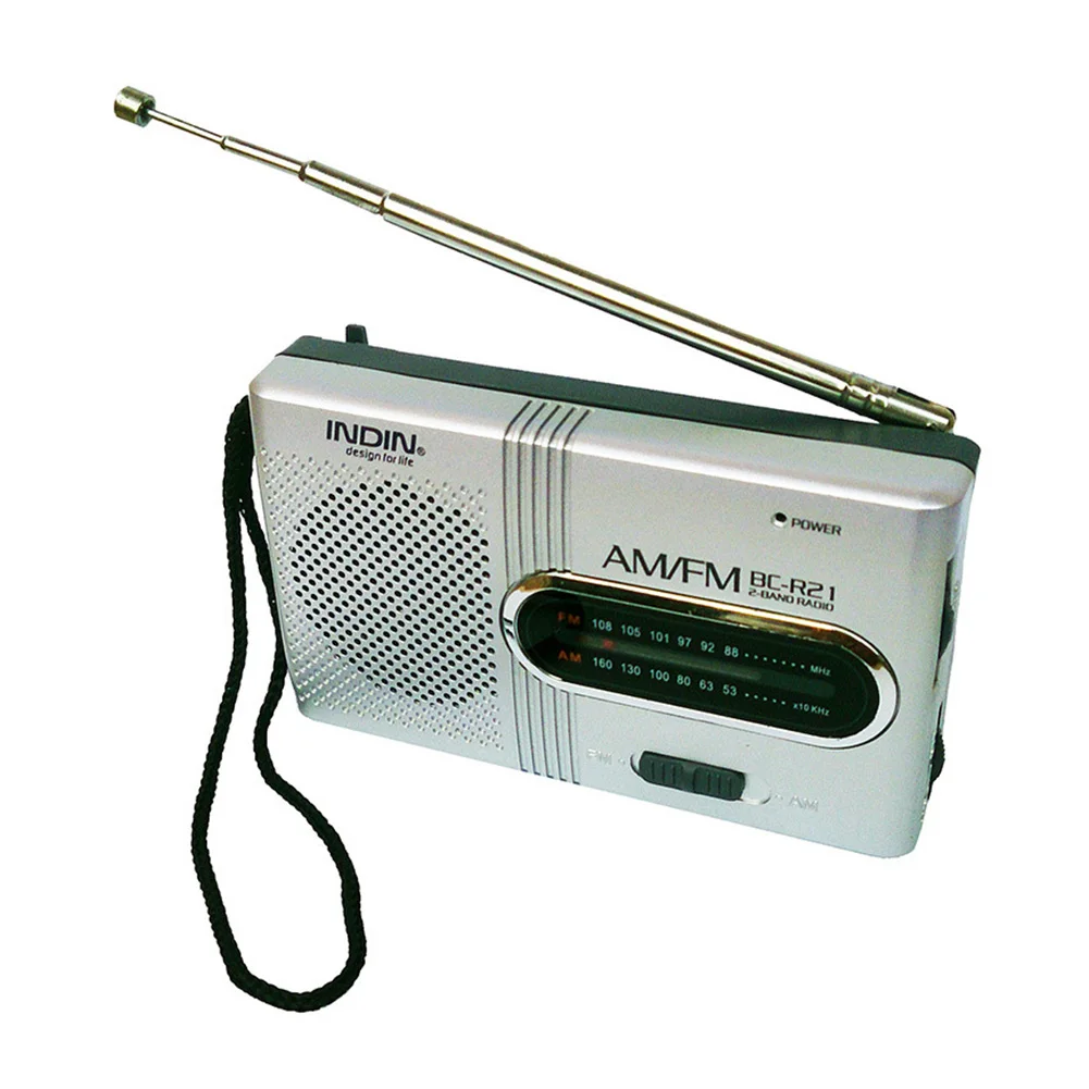 AM FM Radio Telescopic Antenna Full Band Portable Radio Receiver Player Speaker - £11.05 GBP+