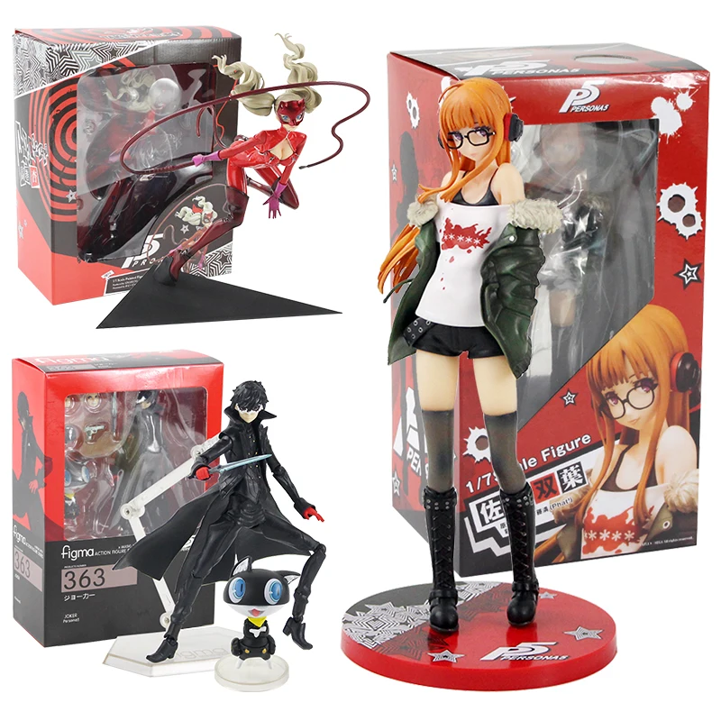 3styles 16-24cm Persona 5 Anne Takamaki Shujinkou Morgana Joker Futaba PVC - £32.10 GBP+