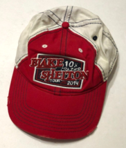 $9.99 Blake Shelton 2014 10x Crazier Tour Distressed White Red Cap Hat O... - $9.97