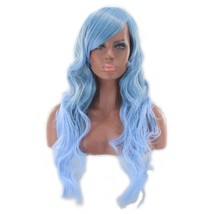 Cosplay Synthetic Hair Wigs Sky Blue 24inch Fashion Popular Hair Style - £10.22 GBP