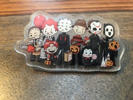 HALLOWEEN Horror Characters Acrylic Pin 2.5 Inches - £15.82 GBP