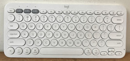 Logitech Logi K380 Wireless Bluetooth Modern White Mac Apple Computer Keyboard - $24.99