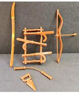 Teenage Mutant Ninja Turtles TMNT Vintage 1998 Original Weapons and Rack... - €28,16 EUR