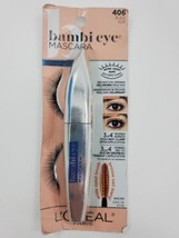 L&#39;oreal Bambi Eye Volumizing Mascara Black 406 Wide Eyed Brush New - $9.99