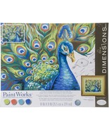 Paint Works Paint By Number Kit 14&quot;X11&quot;-Wild Feathers - £13.58 GBP