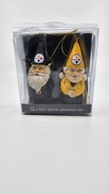 Pittsburgh Steelers NFL 2 Pack Gnome Ornament Set Christmas - $21.77