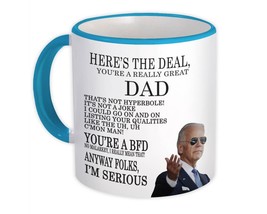 Gift for DAD Joe Biden : Gift Mug Best DAD Gag Great Humor Family Jobs Christmas - £12.68 GBP