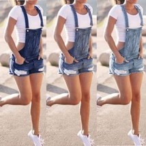 overalls jeans romper shorts - £20.17 GBP