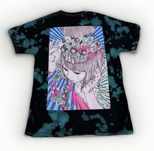 2019 Med Dementia 21 Kago Tie Dye Dual Side Graphic Anime Collector T Shirt - $19.79