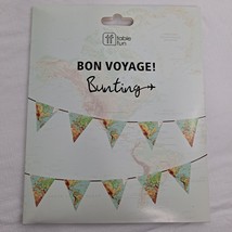 Bon Voyage Bunting Party Decoration Garland World Earth Globe 10 foot - £9.51 GBP