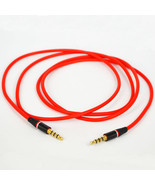 Red New 3.5Mm 4 Pole Male To M Record Car Aux Audio Cord Headphone Conne... - £12.52 GBP