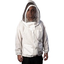 Forest Beekeeping Jacket - Ventilated Jacket with Fencing Veil Hood, Pre... - £59.73 GBP