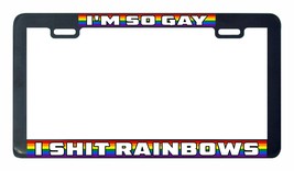 I&#39;M So Gay I Sh # T Rainbows Gay Pride Rainbow LGBTQ Plate Plate Frame-
show ... - £5.73 GBP