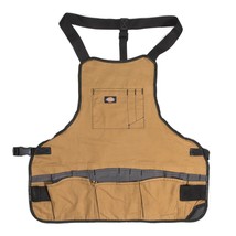 Dickies 16-Pocket Workshop Bib Apron, Durable Canvas Construction, Reinf... - £34.36 GBP