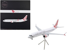 Boeing 737 MAX 8 Commercial Aircraft &quot;Virgin Australia&quot; (VH-8IA) White with Red - £96.36 GBP