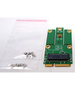 M.2 NGFF TO MPCIE ADAPTER FOR LAPTOP AND DESKTOP, WITH SCREWS, E162061 -... - $9.48