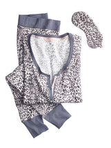 New Victoria&#39;s Secret The Fireside Long Jane GRAY/WHITE Color Pajama Set Medium - £47.36 GBP