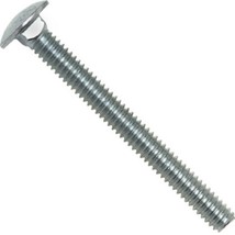 Hardware Fasteners Carriage Bolt 1/4″ X 2 1/2″ Semi-Oval Head (25 Pieces) - £10.35 GBP
