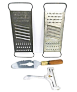 Cheese Slicers Graters Set Of 4 Charcuterie Vintage - $17.95 CAD