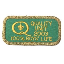 Quality Unit 2003 100 Percent Boys Life Patch BSA - $10.05