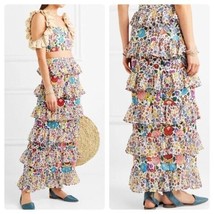 All Things Mochi Floral Print Petra Skirt Women Size M - $140.25