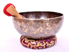 9 inch full moon singing bowls - Tibetan Sound healing bowl from Nepal - Chakras - £129.31 GBP